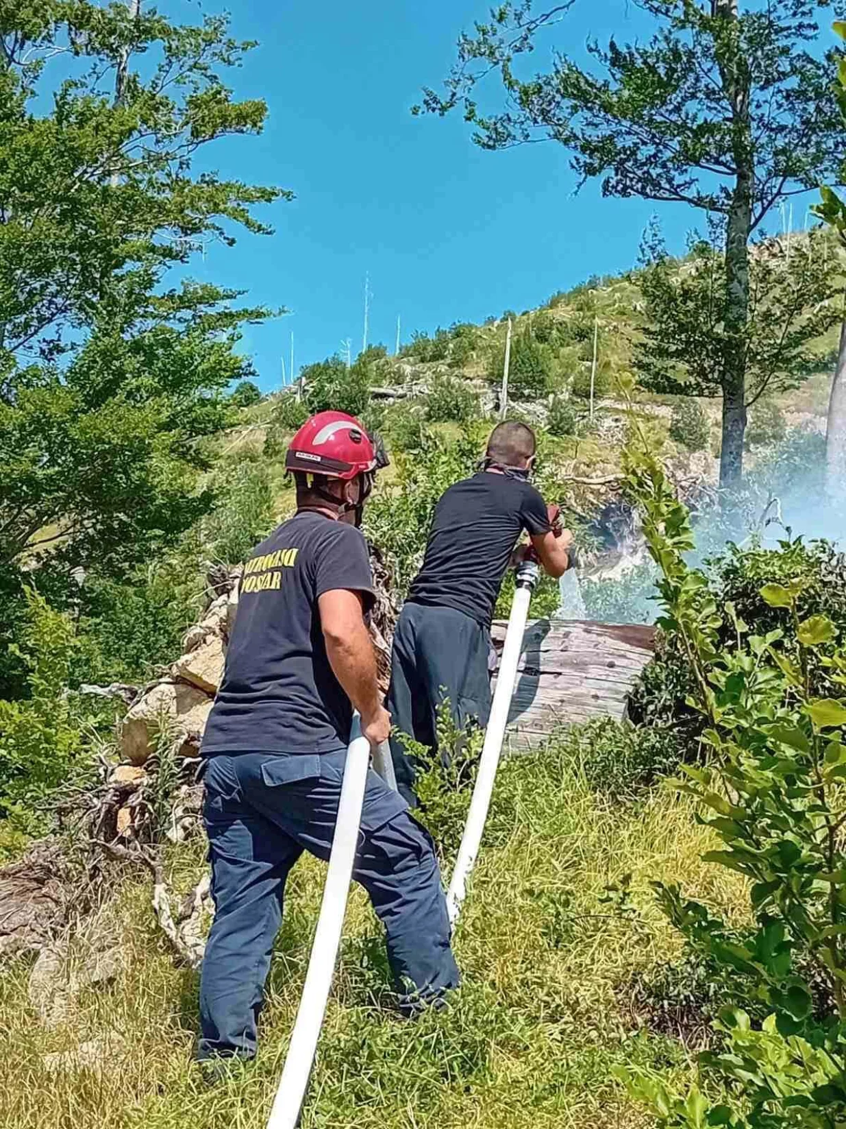 ga&scaron;enje požara Ruji&scaron;te/Pvj Mostar