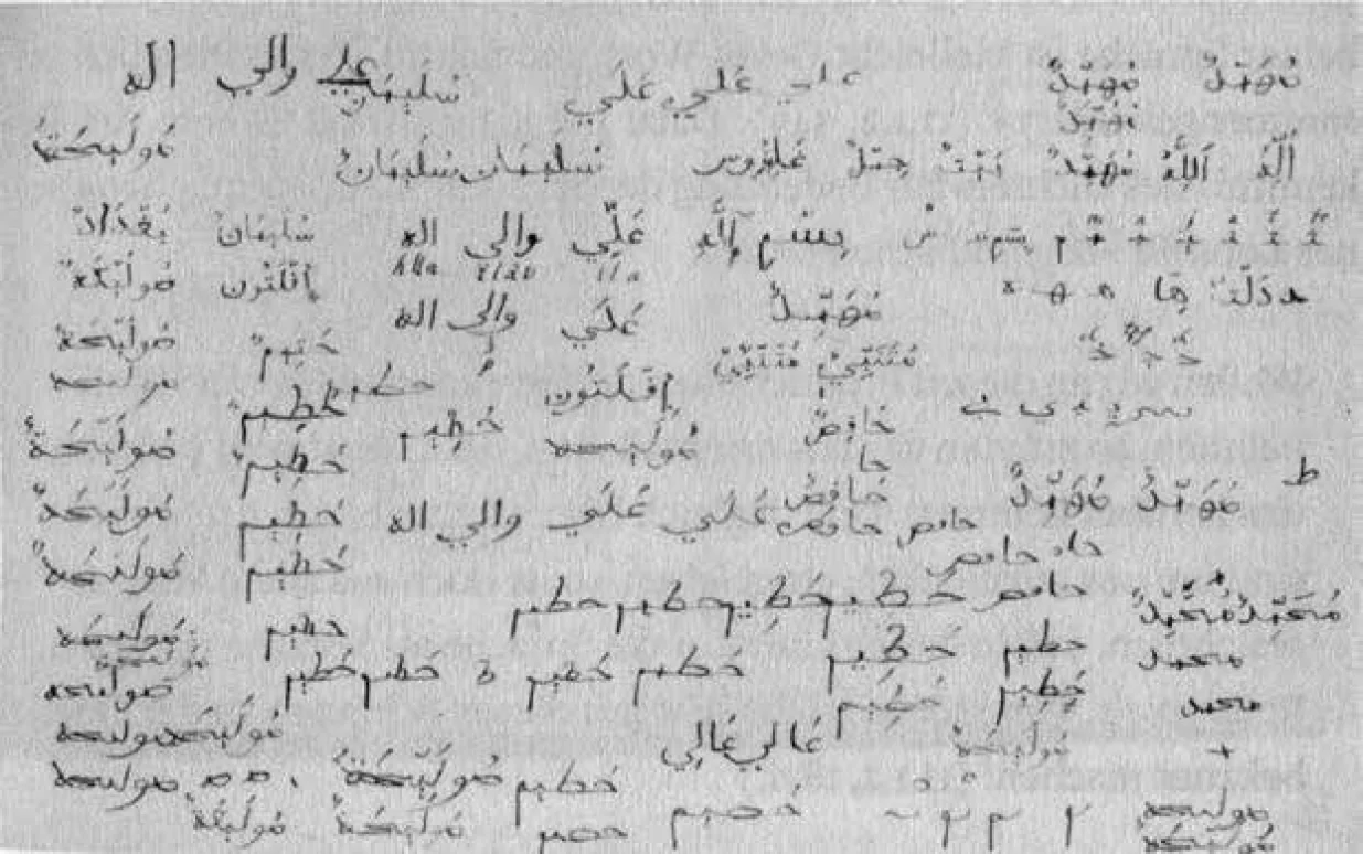 Goetheove vježbe pisanja, septembar 1815, Heidelberg/