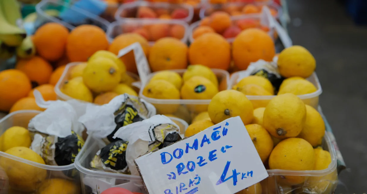 Cijene voca i povrca na pijaci Markale u augustu 2026/Damir Deljo