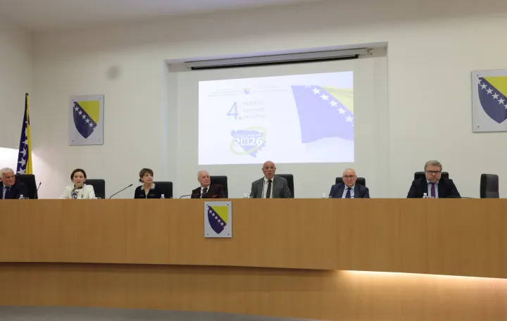 Centralna izborna komisija Bosne i Hercegovine (CIK BiH) pres Odluka o raspisivanju i održavanju Općih izbora u Bosni i Hercegovini 2026. godine./Senad Gubelić