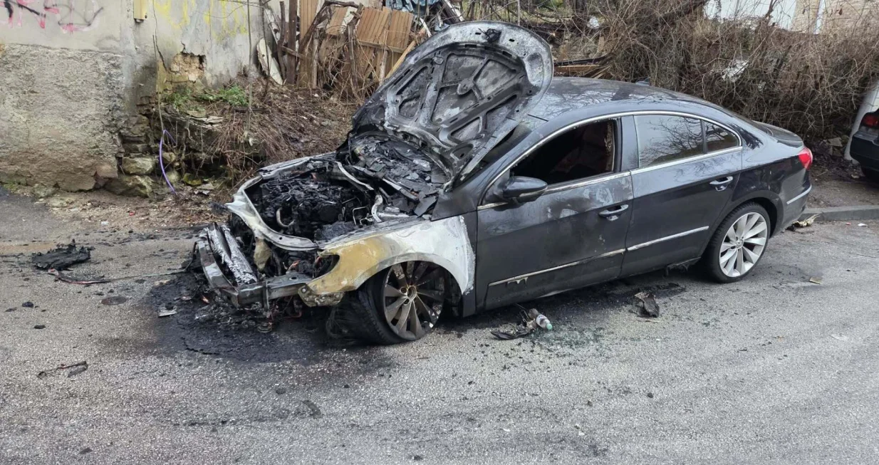 Gorica, zapaljen automobil, Passat CC, paljevina/Nedim Fetahović