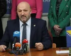Pres-konferencija Samostalnog sindikata državnih službenika i namje&scaron;tenika u organima državne službe, sudskoj vlasti i javnim ustanovama u FBiH potpisivanje sporazuma. Samir Kurtović/Senad Gubelić